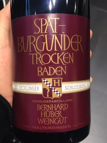 雨博邦海克林格希鲁斯山一级酒园黑皮诺干红Weingut Bernhard Huber Hecklinger Schlossberg Spatburgunder Grosses Gewachs