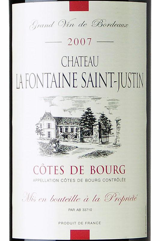 圣贾斯汀古堡干红Chateau La Fontaine Saint-Justin