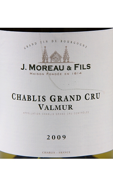 莫罗父子瓦尔姆夏布利特级园干白J. Moreau & Fils Valmur Chablis Grands Crus