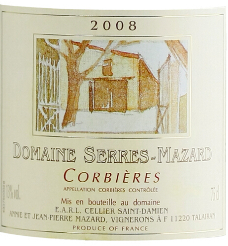 塞玛酒庄科比埃尔干红Domaine Serres-Mazard Corbieres