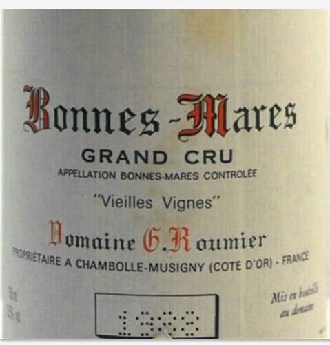 卢米邦马尔园老藤干红Domaine G. Roumier Bonnes-Mares Vieilles Vignes