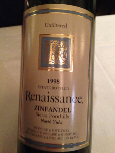 复兴仙粉黛干红Renaissance Zinfandel