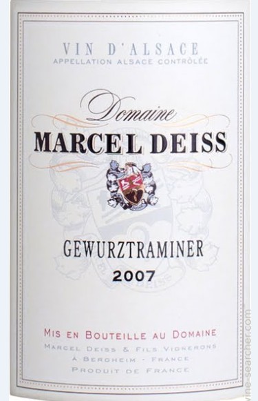 domaine marcel deiss gewurztraminer (alsace)