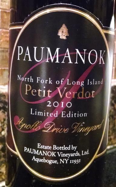 葡美奥克阿波罗马车味而多干红Paumanok Vineyards Apollo Drive Vineyard Petit Verdot