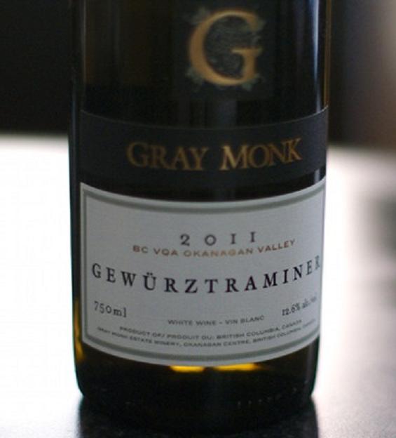 灰僧琼瑶浆白Gray Monk Estate Winery Gewurztraminer