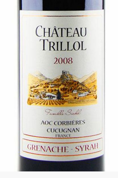 狄罗城堡干红Chateau Trillol Corbieres Cucugnan