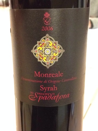 Spadafora Monreale Syrah