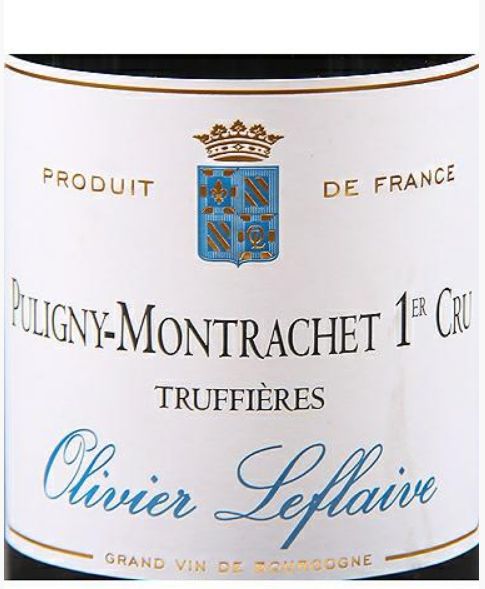 奥利弗拉弗拉维酒庄普里尼蒙哈榭一级园松露干白Olivier Leflaive La Truffiere