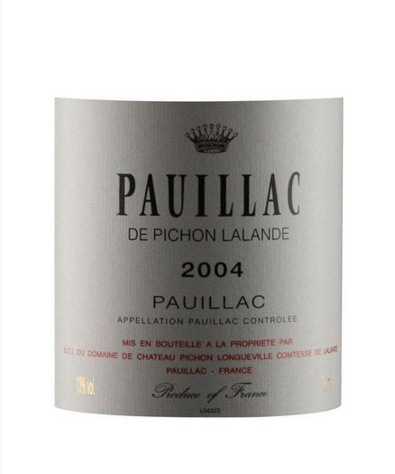 碧尚女爵三军酒干红Pauillac de Pichon Lalande Third Wine of Chateau Pichon-Longueville Comtesse