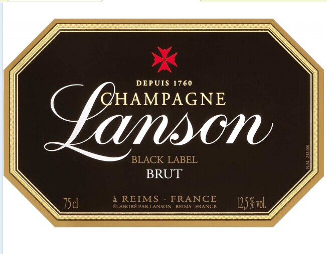 岚颂黑标干型香槟Champagne Lanson Black Label Brut