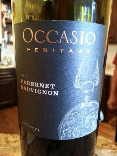 欧卡西欧传统德尔阿罗约园赤霞珠干红Occasio Heritage Del Arroyo Vineyard Cabernet Sauvignon