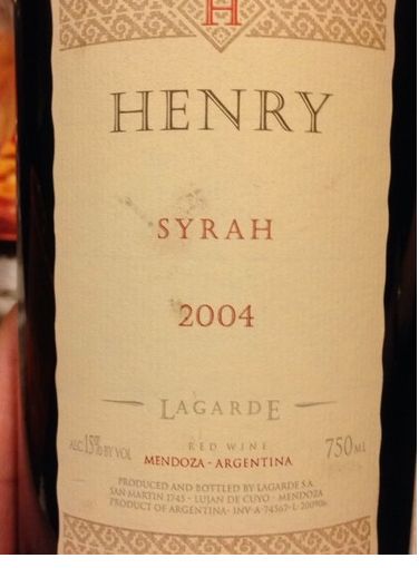 拉歌亨利西拉干红Lagarde Henry Syrah