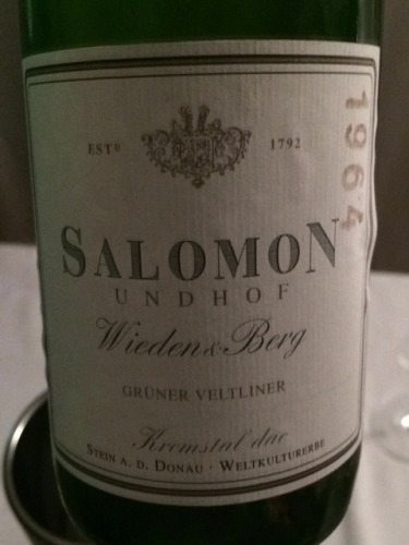 萨洛蒙威登伯格传统绿维特利纳干白Weingut Salomon-Undhof Weiden & Berg Tradition Gruner Veltliner