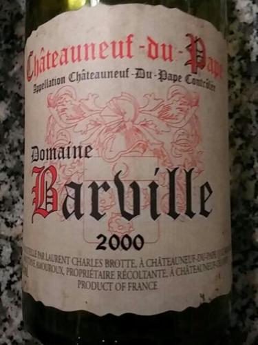 巴尔维尔干白Domaine Barville Blanc