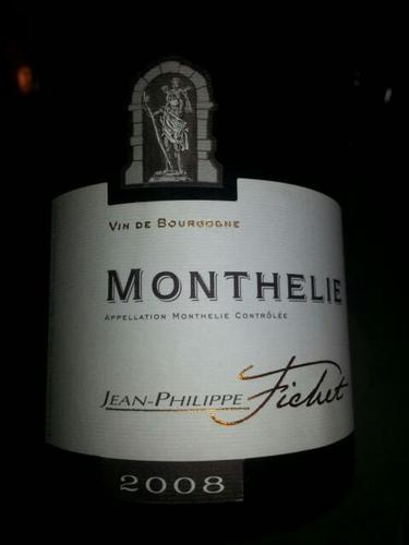 菲舍蒙蝶利干白Jean-Philippe Fichet Monthelie Blanc