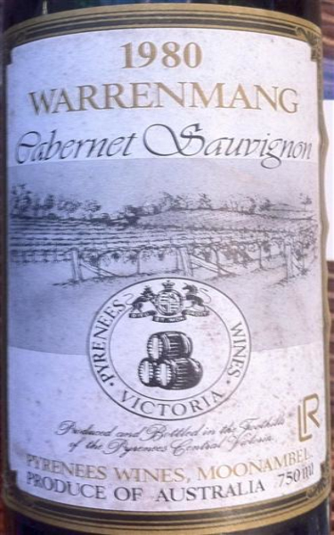 华乐满赤霞珠干红Warrenmang Estate Cabernet Sauvignon