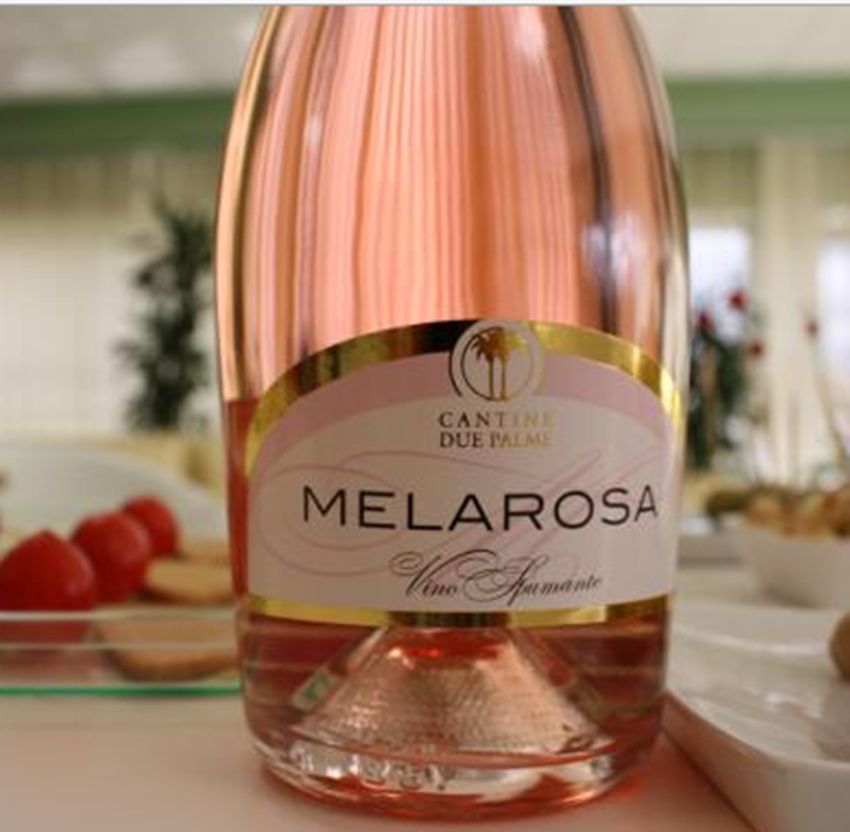 棕榈树梅拉洛莎超干型桃红葡萄起泡酒Cantine Due Palme Melarosa Extra Dry Spumante Rose