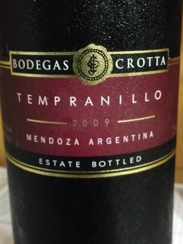 crotta tempranillo (mendoza)