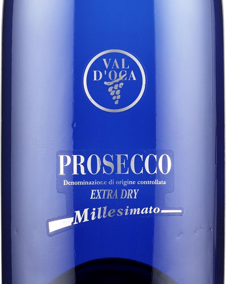 val d'oca millesimato extra dry prosecco (prosecco di valdobbiadene)