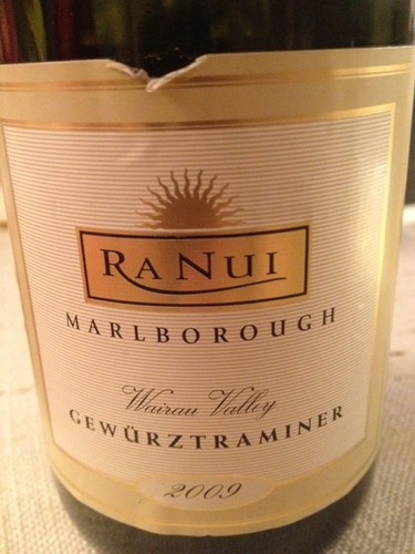 兰奴以瑞纳琼瑶浆甜白Ranui Wines Ra Nui Gewurztraminer