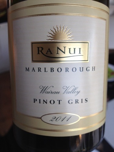 兰奴以瑞纳灰皮诺干白Ranui Wines Ra Nui Pinot Gris