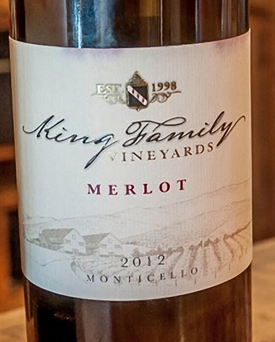 皇家酒庄梅洛干红King Family Vineyards Merlot