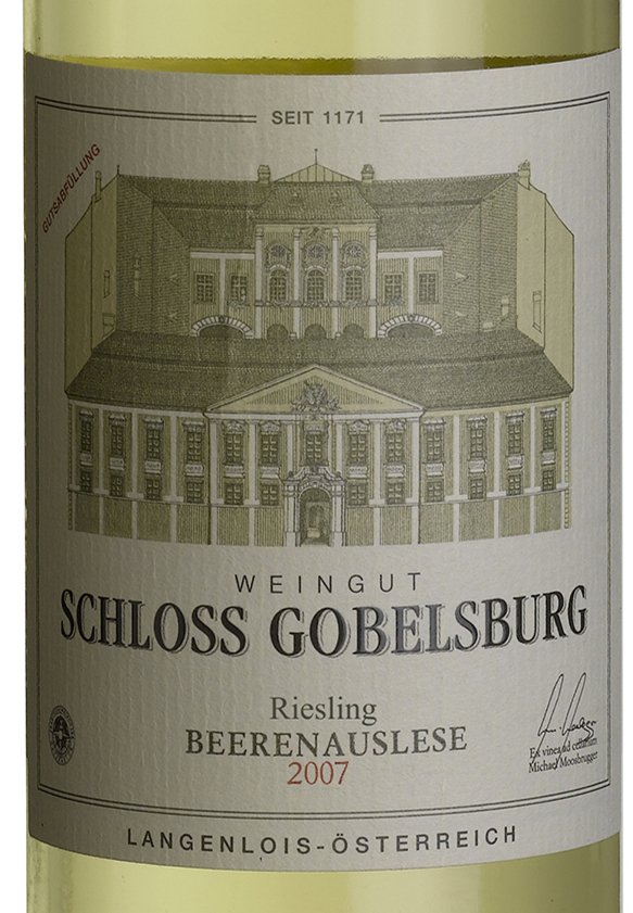 高博古堡贵腐精选甜白 Schloss Gobelsburg BA Riesling 