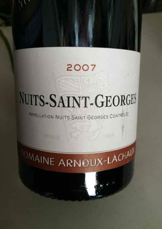 阿诺庄园夜圣乔治干红Domaine Arnoux Lachaux Nuit Saint Georges