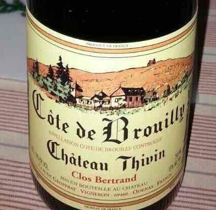 希威伯特兰园干红Chateau Thivin Clos Bertrand