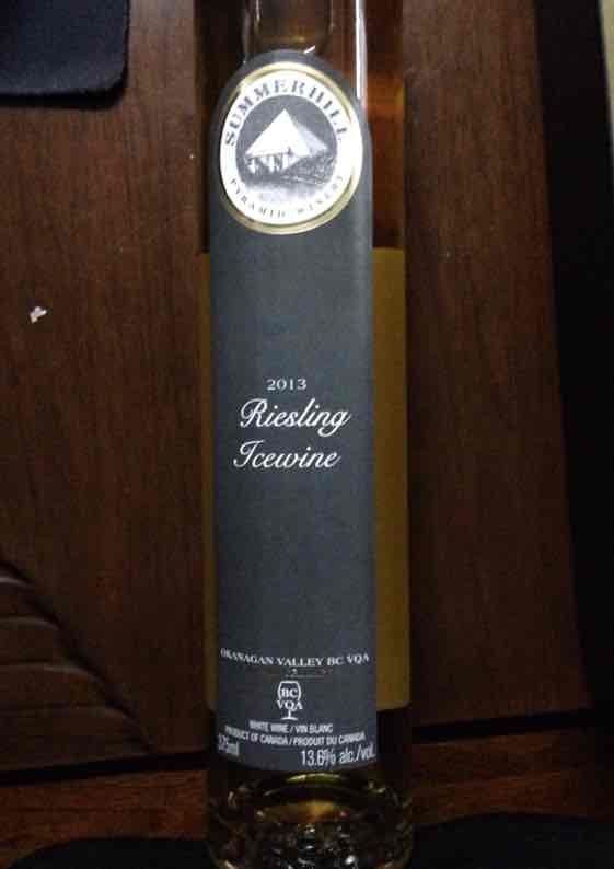 夏丘金字塔雷司令冰白Summerhill Pyramid Winery Riesling Icewine