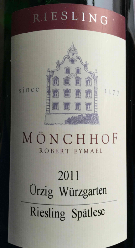 Monchhof Urzig Wurzgarten Riesling Spatlese