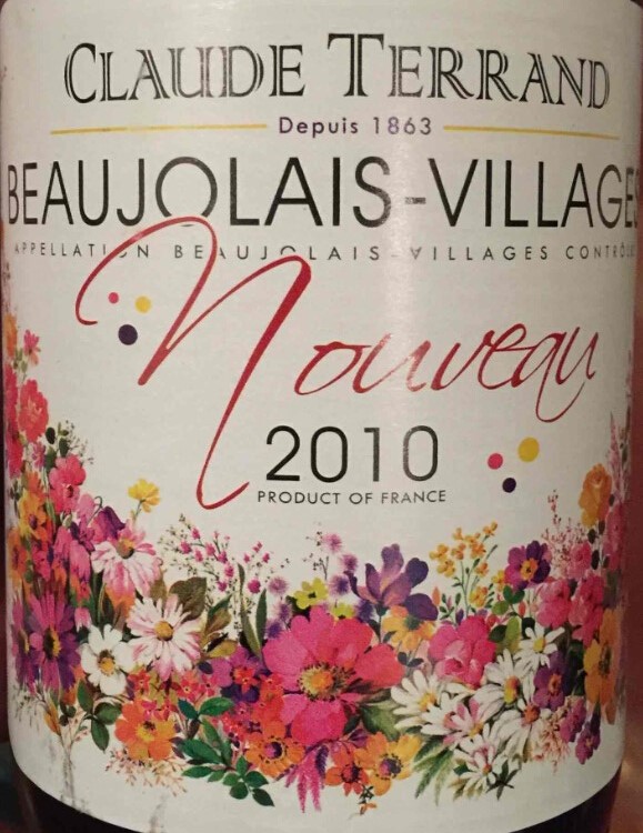 克劳德特尔德博若莱村级干红Claude Terrand Beaujolais Village