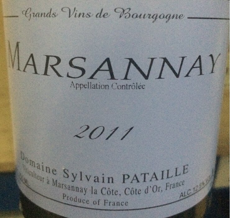 西尔万帕泰马沙内干红Domaine Sylvain Pataille Marsannay