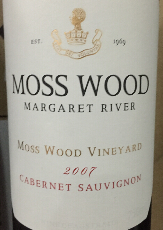 慕丝森林赤霞珠干红Moss Wood Margaret River Cabernet Sauvignon