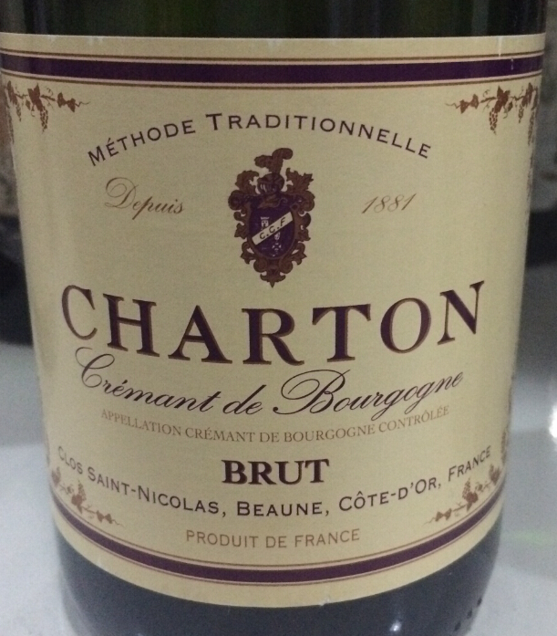 夏桐起泡酒Charton Cremant de Bourgogne Brut