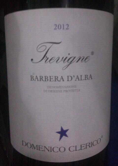 多米尼克莱里科翠维尼巴贝拉干红Domenico Clerico Trevigne Barbera d'Alba