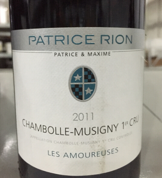 帕提斯瑞扬香波蜜思妮爱侣园干红Domaine Patrice Rion Chambolle-Musigny 1er Cru Les Amoureuses