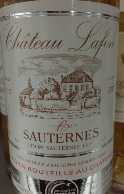 拉复城堡贵腐甜白Chateau Lafon Sauternes