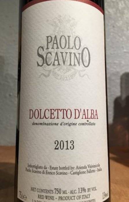 斯卡维诺菲雅克园多姿桃干红Paolo Scavino Vigneto del Fiasc Dolcetto d'Alba