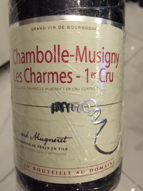 吉哈慕爱尚波慕斯尼莎魅干红葡萄酒Gerard Mugneret Les Charmes Chambolle-Musigny Premier Cru