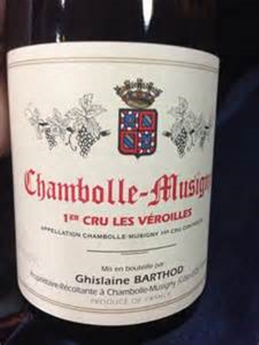 Domaine Ghislaine Barthod Les Veroilles Chambolle-Musigny 1er 