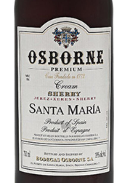 Osborne Santa Maria Cream Sherry