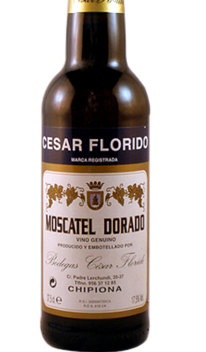 Bodegas Cesar Florido Moscatel Dorado Andalucia