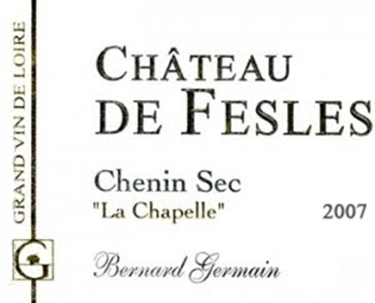 Chateau de Fesles Anjou-Blanc La Chapelle Chenin Sec