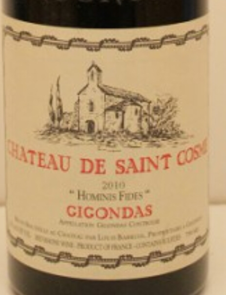 Chateau de Saint Cosme Gigondas Hominis Fides