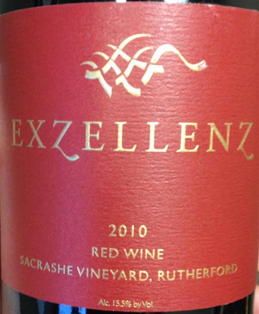 Exzellenz Sacrashe Vineyard Cabernet Sauvignon