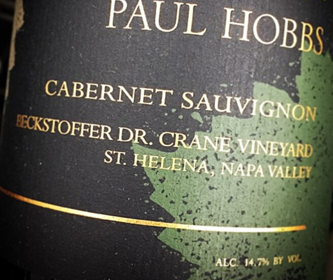 Paul Hobbs Cabernet Sauvignon Beckstoffer Dr Crane Vineyard