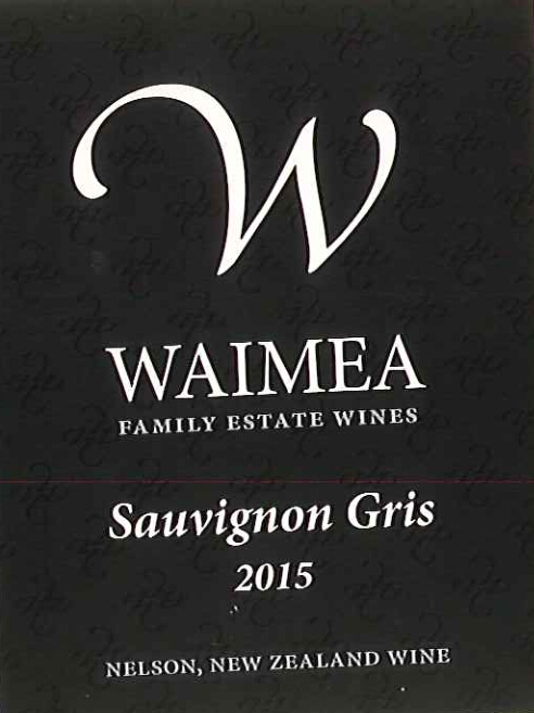 怀美长相思灰白葡萄酒Waimea Estates Sauvignon Gris