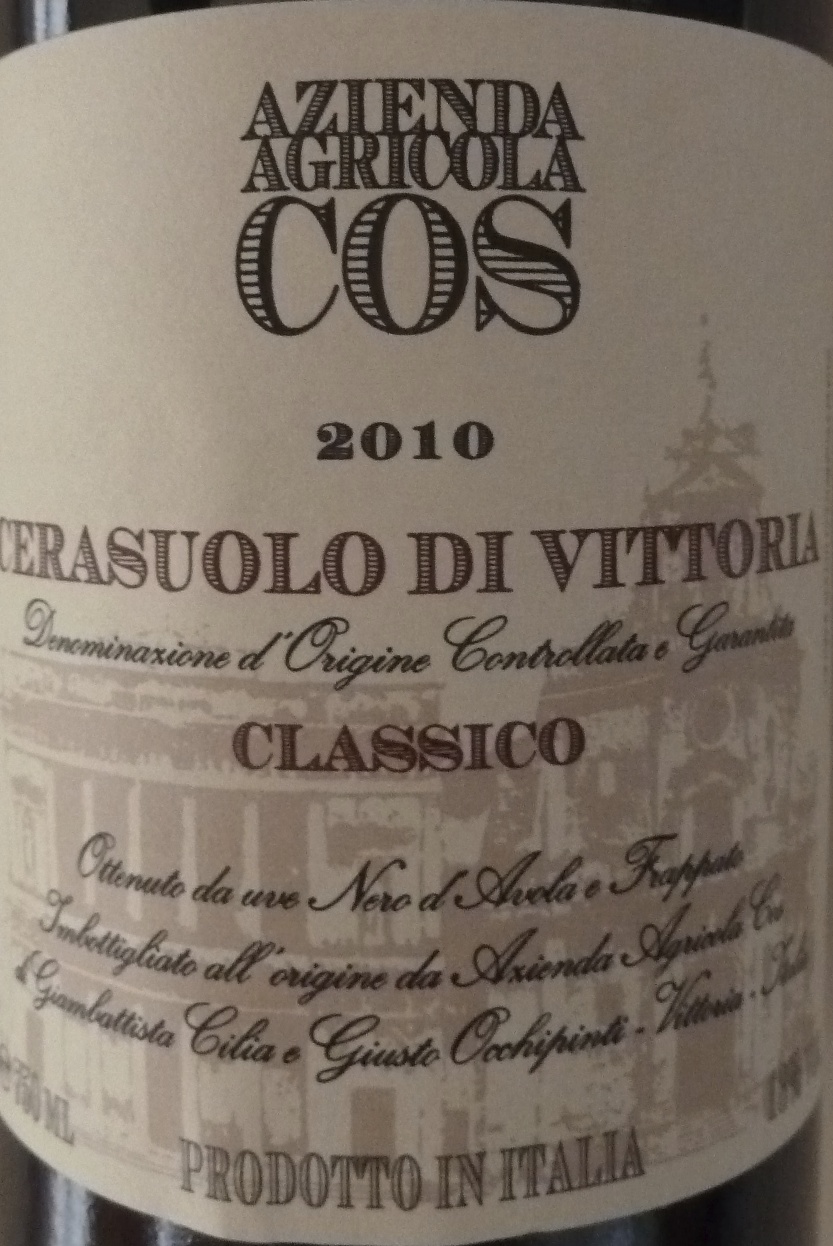 COS索罗干红Azienda Agricola Cos Cerasuolo di Vittoria Classico