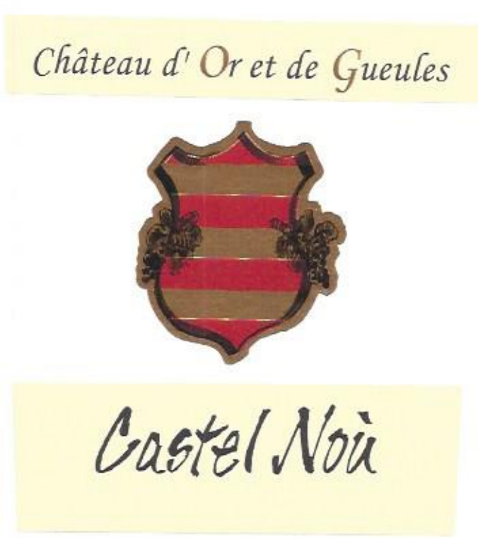 欧谷酒庄新堡红葡萄酒Chateau d'Or et de Gueules Costières de Nimes Rouge Castel Nou